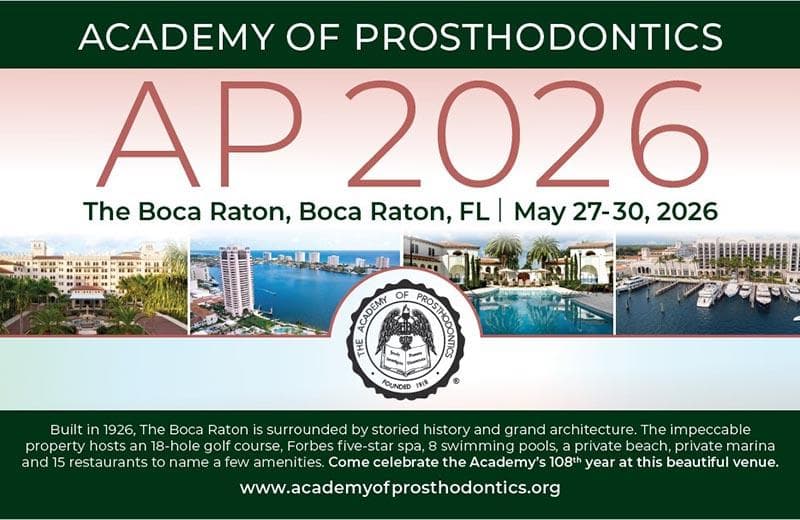 2026 Meeting of the Academy of Prosthodontics